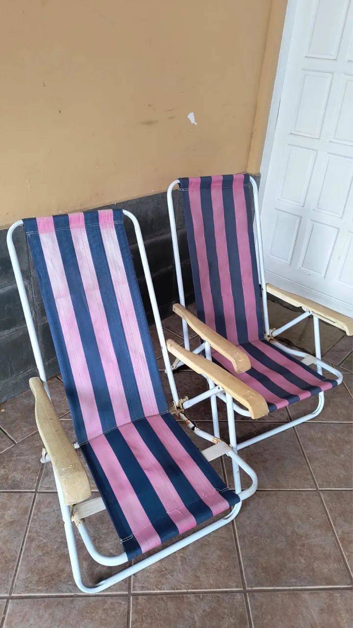 2 cadeiras de praia 