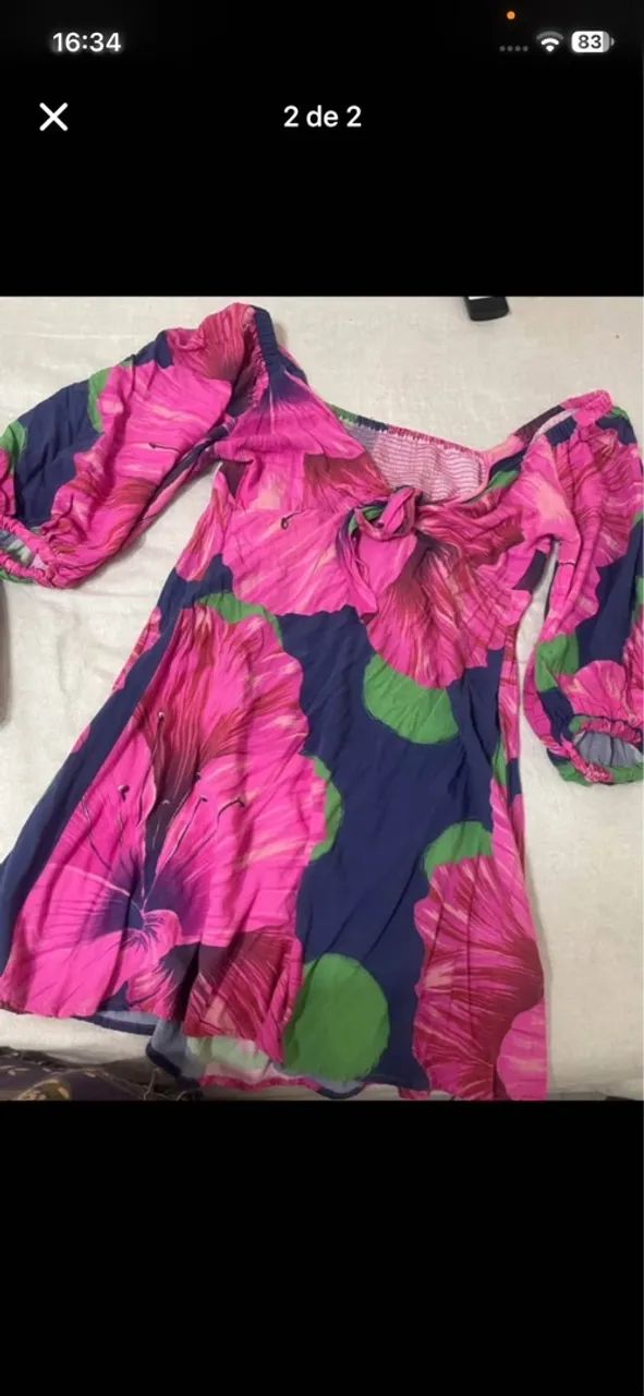 Vestido farm curto - Foto 2