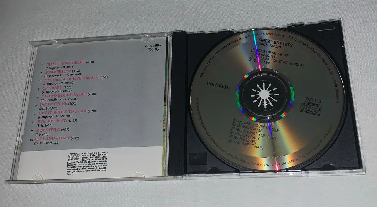 Cd Janis Joplin Greatest Hits impecável raro - Foto 3