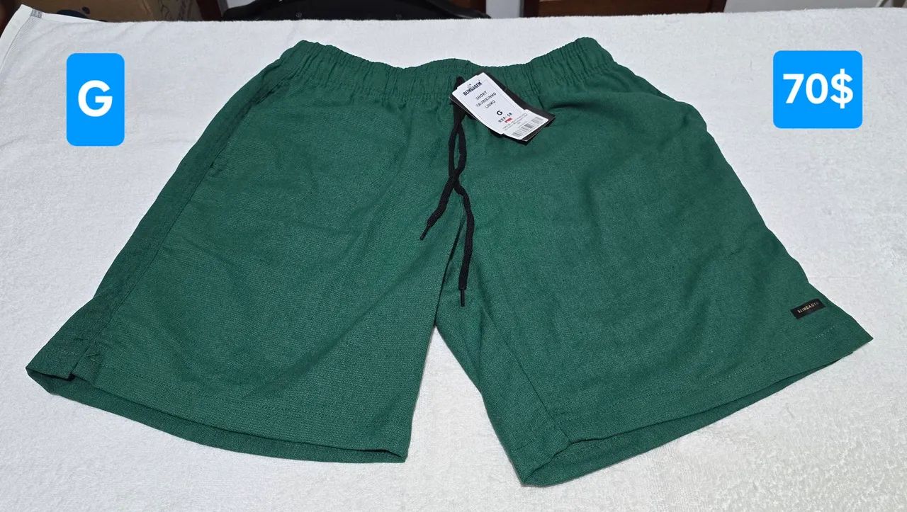 Short linho da Blindagem P, M e G