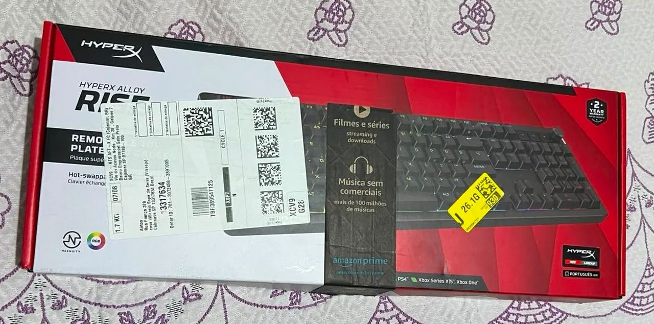 Teclado Hyperx Alloy Rise Full size 
