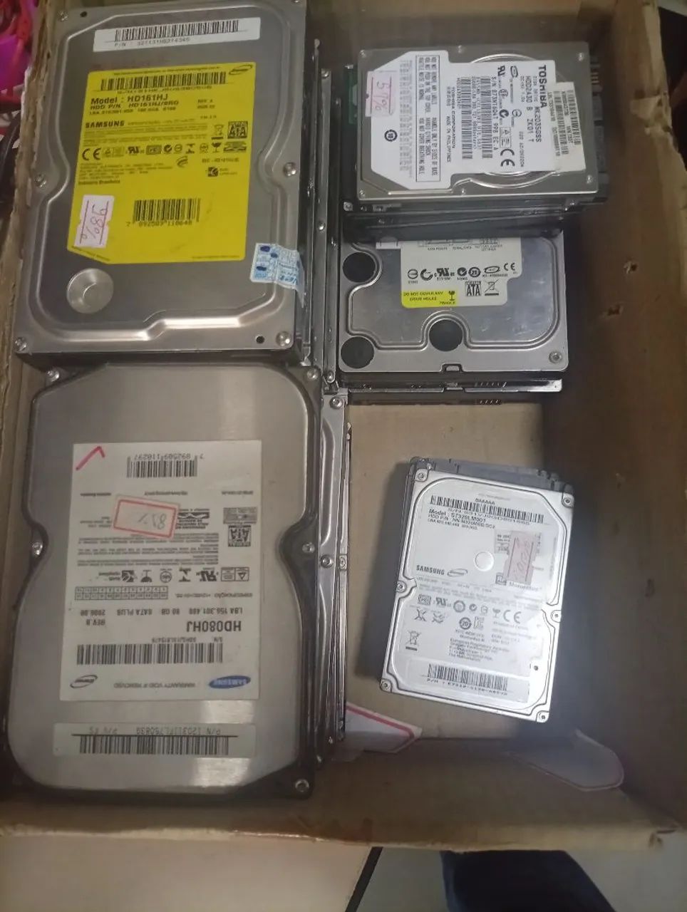 Vendo Kits com HDs Distintos (preço a combinar)