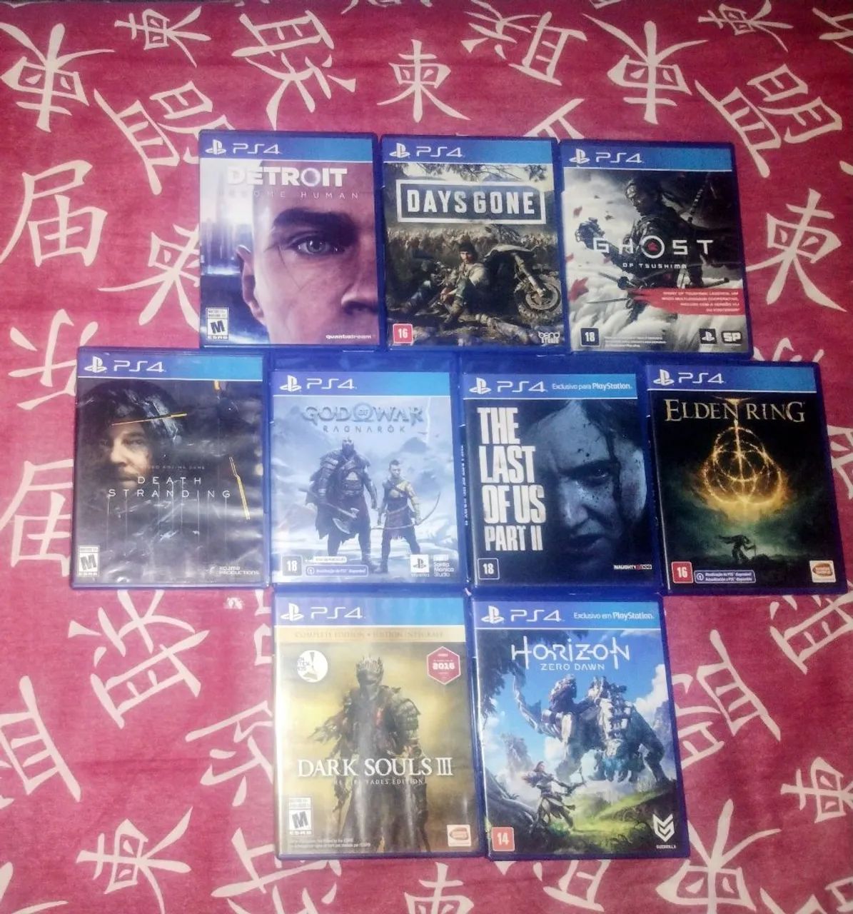 Lote com 09 Jogos de PS4 - Todos Funcionando