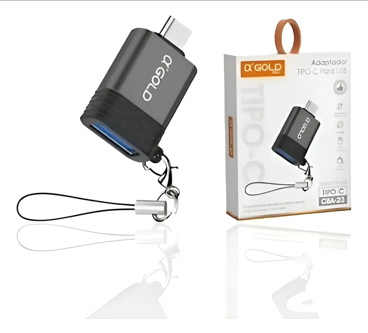 Adaptador OTG, Disponível tipo C / Lightning / Micro  - Foto 3