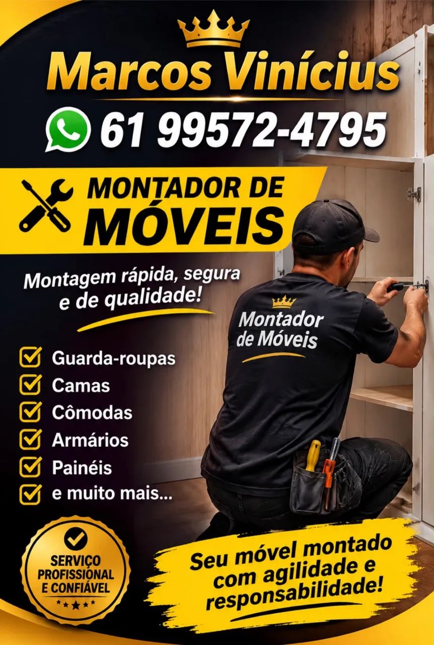 Montador de móveis Águas lindas 