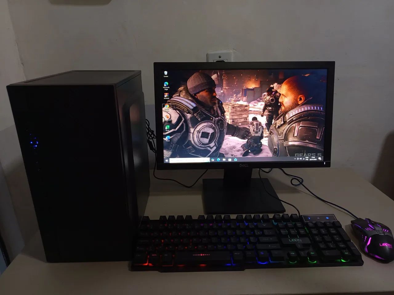 computador core i5-7400 8GB RAM SSD tela 20 polegadas  - Foto 6