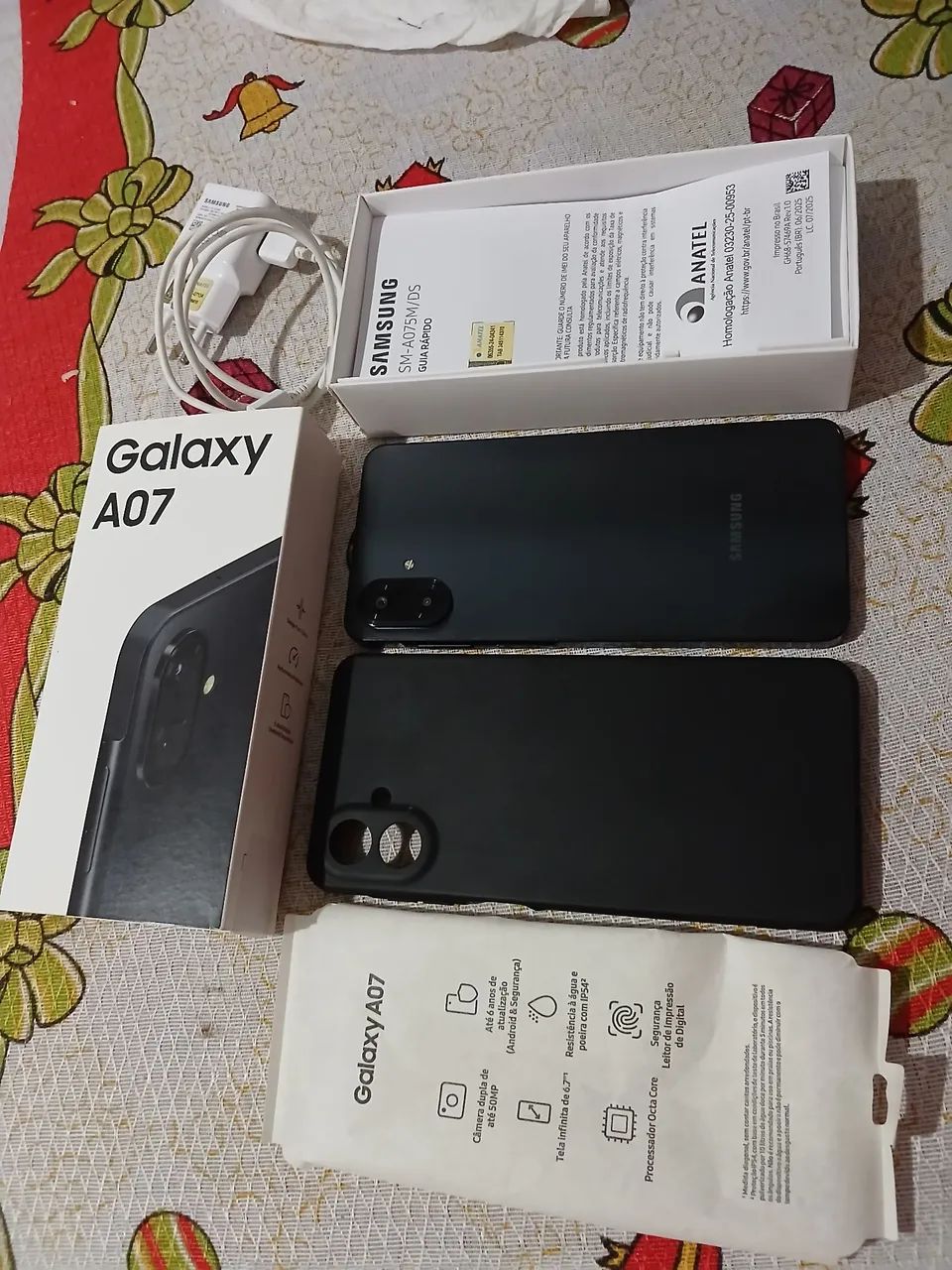 Celular Samsung A07 - Perfeito Estado + Caixa e Carregador