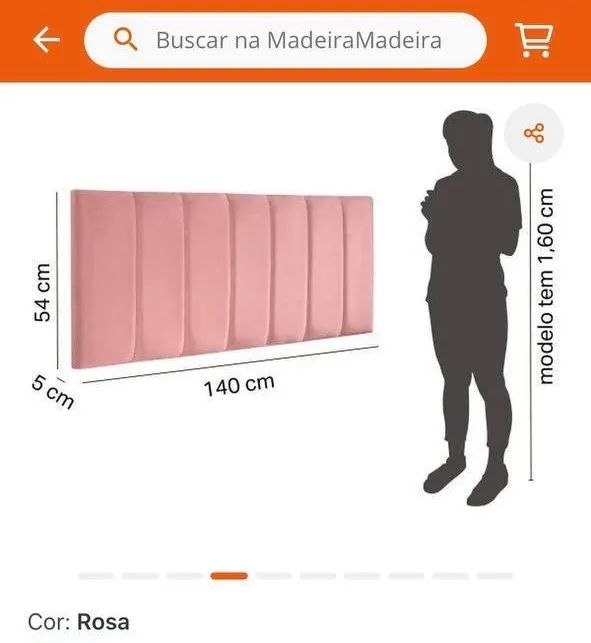 Cabeceira Rose  - Foto 3