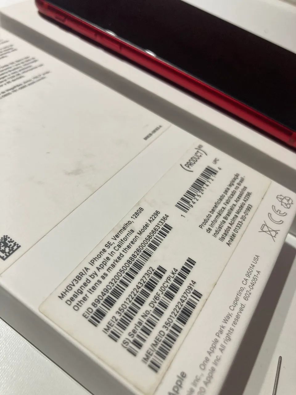 iPhone SE 2020 vermelho 128 Gigas - Foto 4
