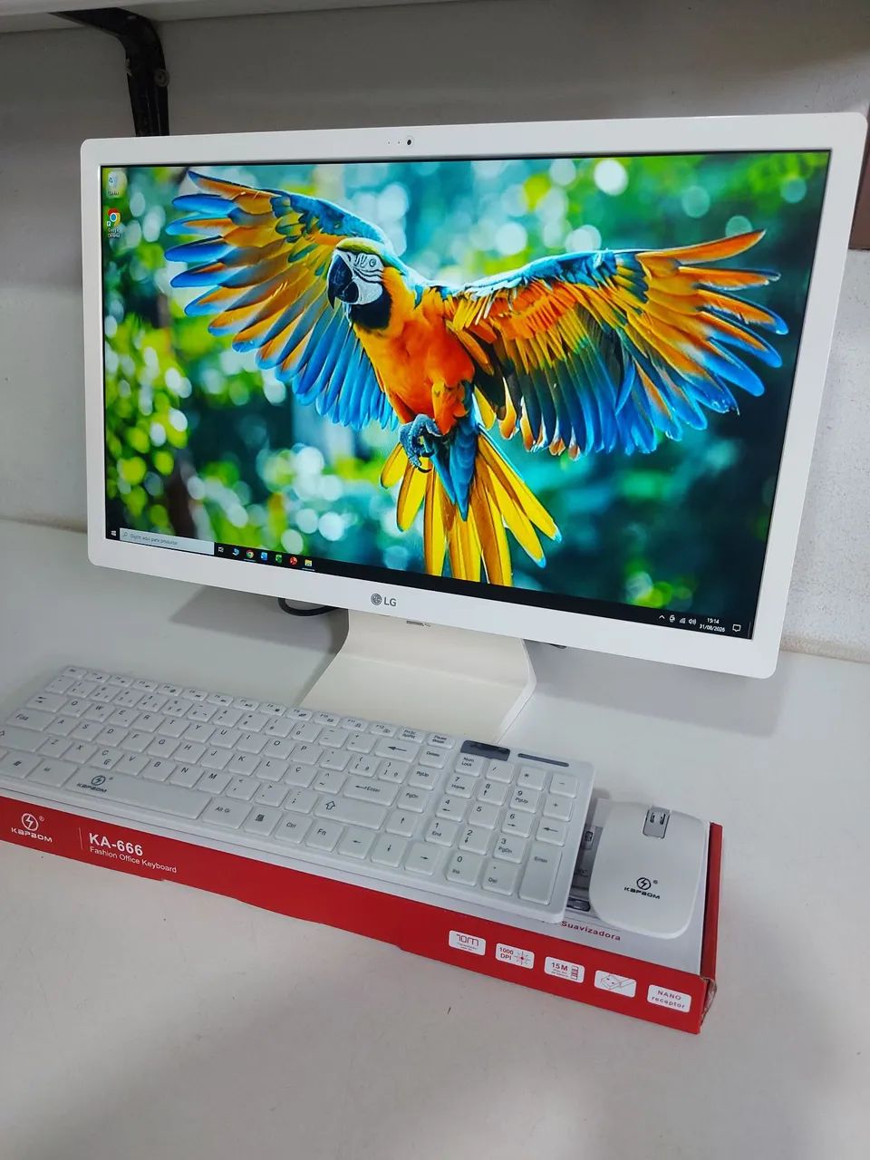 Pc Computador Completo All in One Lg 22 Polegadas LED FULL HD.  - Foto 4