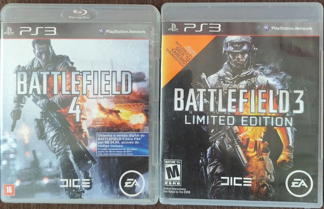 Battlefield 3 e Battlefield 4