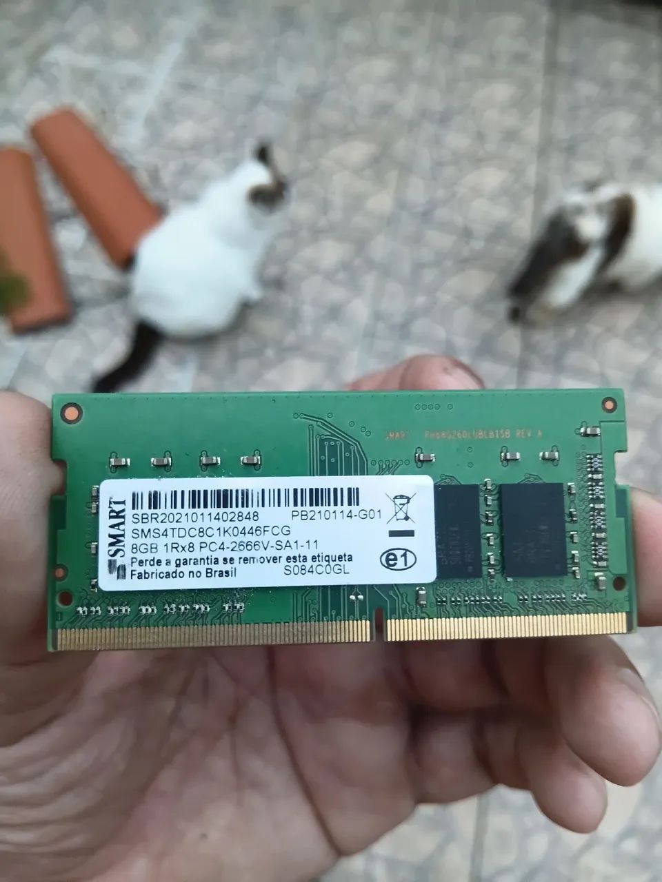 Memoria 8gb ddr4 notebook Funcionando perfeitamente 