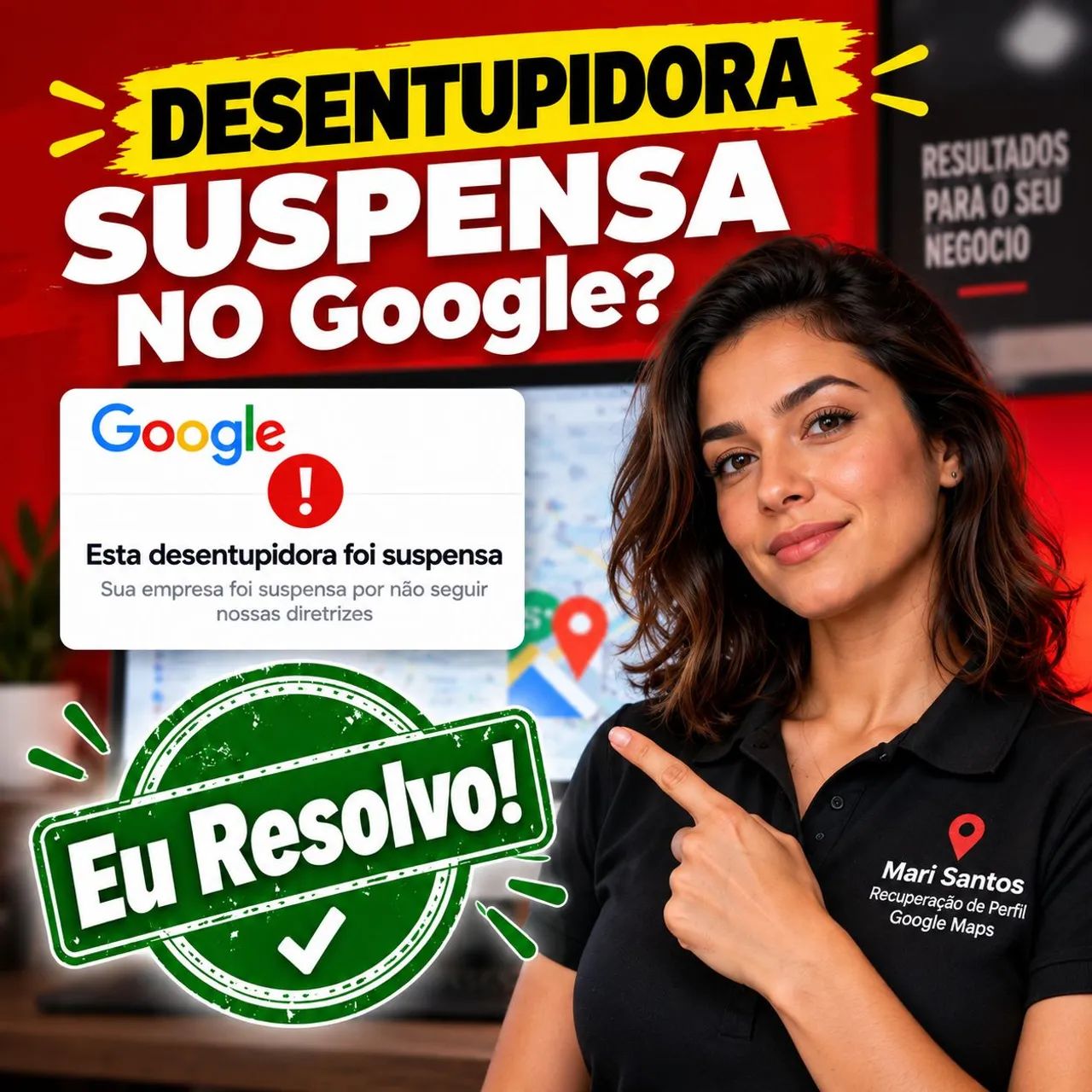 Desentupidora de Volta ao Mapa!