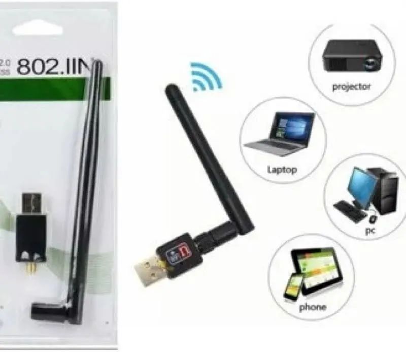 Adaptador wi-fi com antena para Pc  - Foto 2