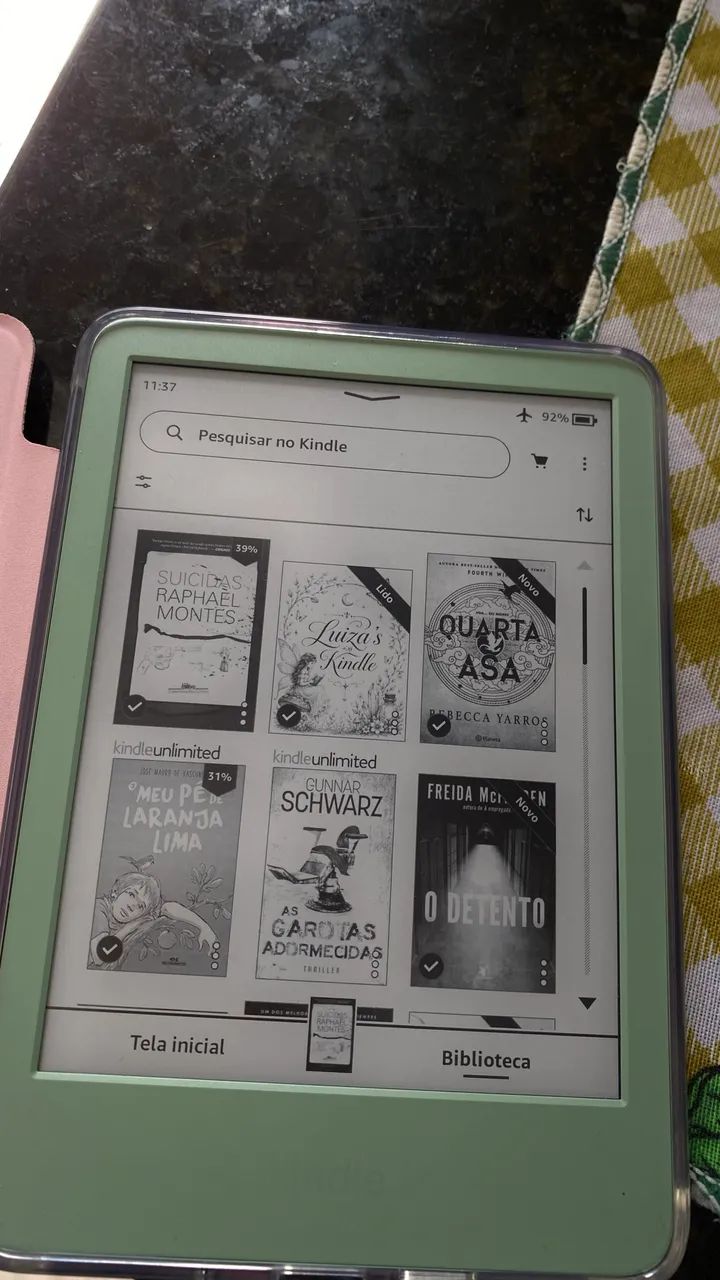 Kindle 11ª geração, verde matcha de 2024 - Tablets e E-Readers