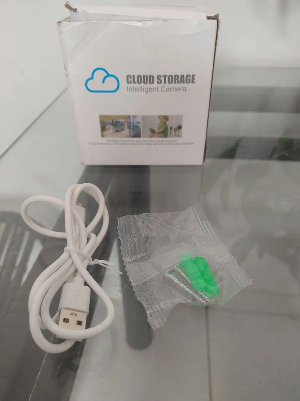 Câmera giratória wi-fi e prova d' água nova na caixa - Foto 3