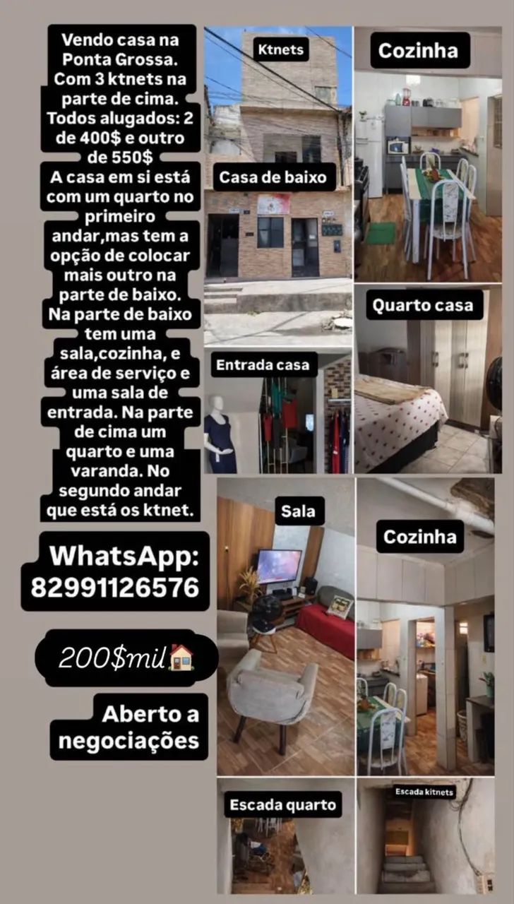 Casa com 3 kitinetes - Foto 2