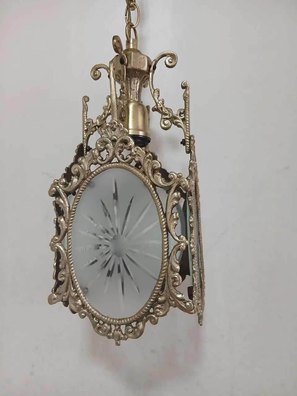 Lustre em bronze e cristal - Foto 2