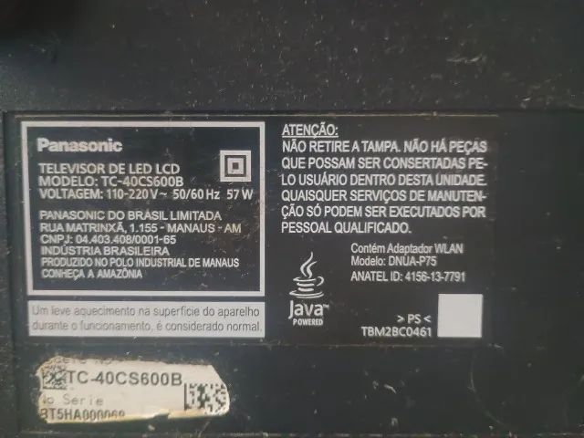 Tv Panasonic TC-40CS600B - Foto 2