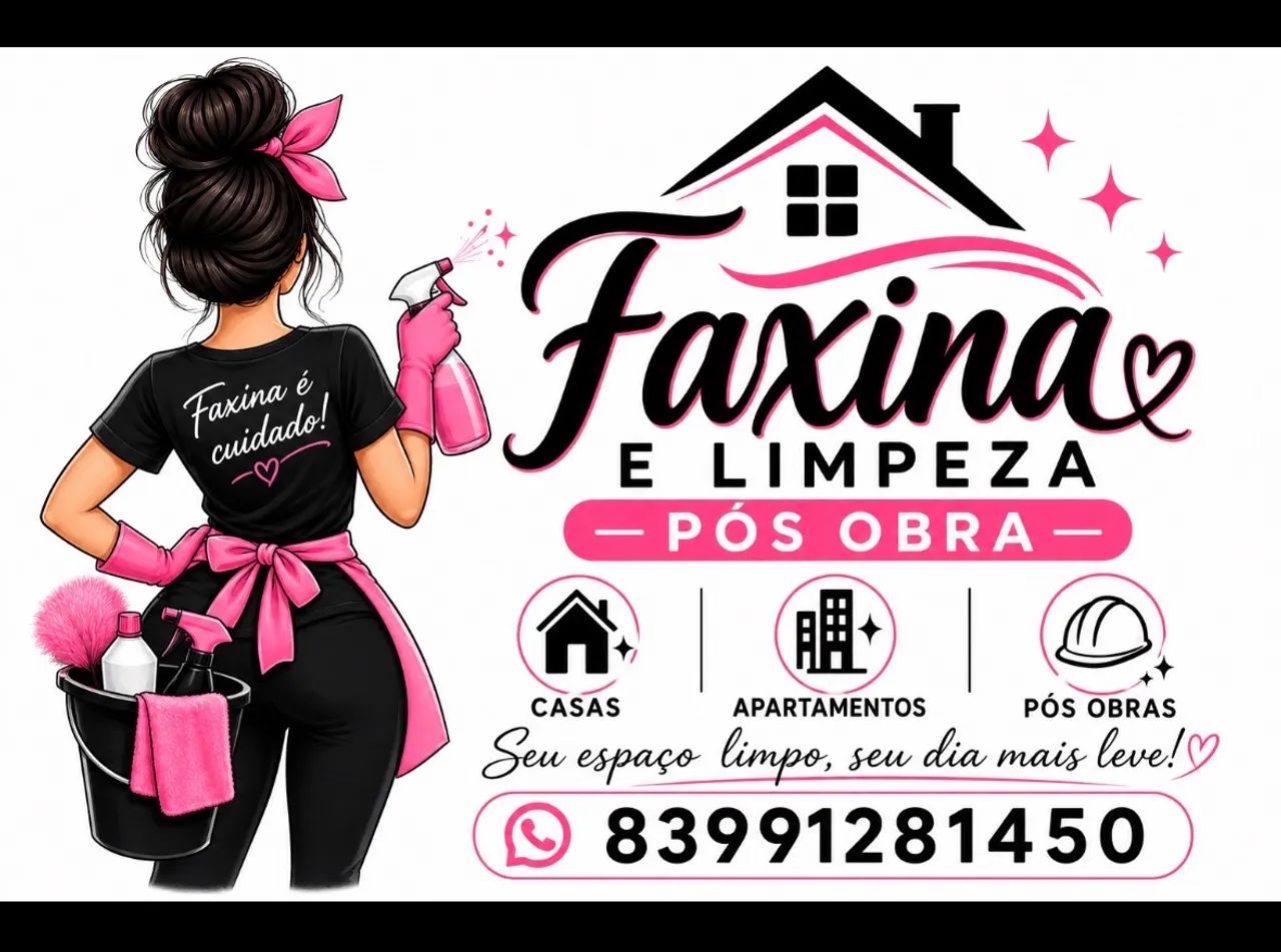 Faxina e pós obras 
