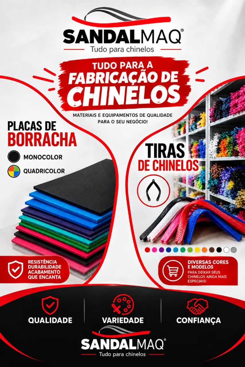 FABRIQUE SEUS PRÓPRIOS CHINELOS COM A SANDALMAQ!