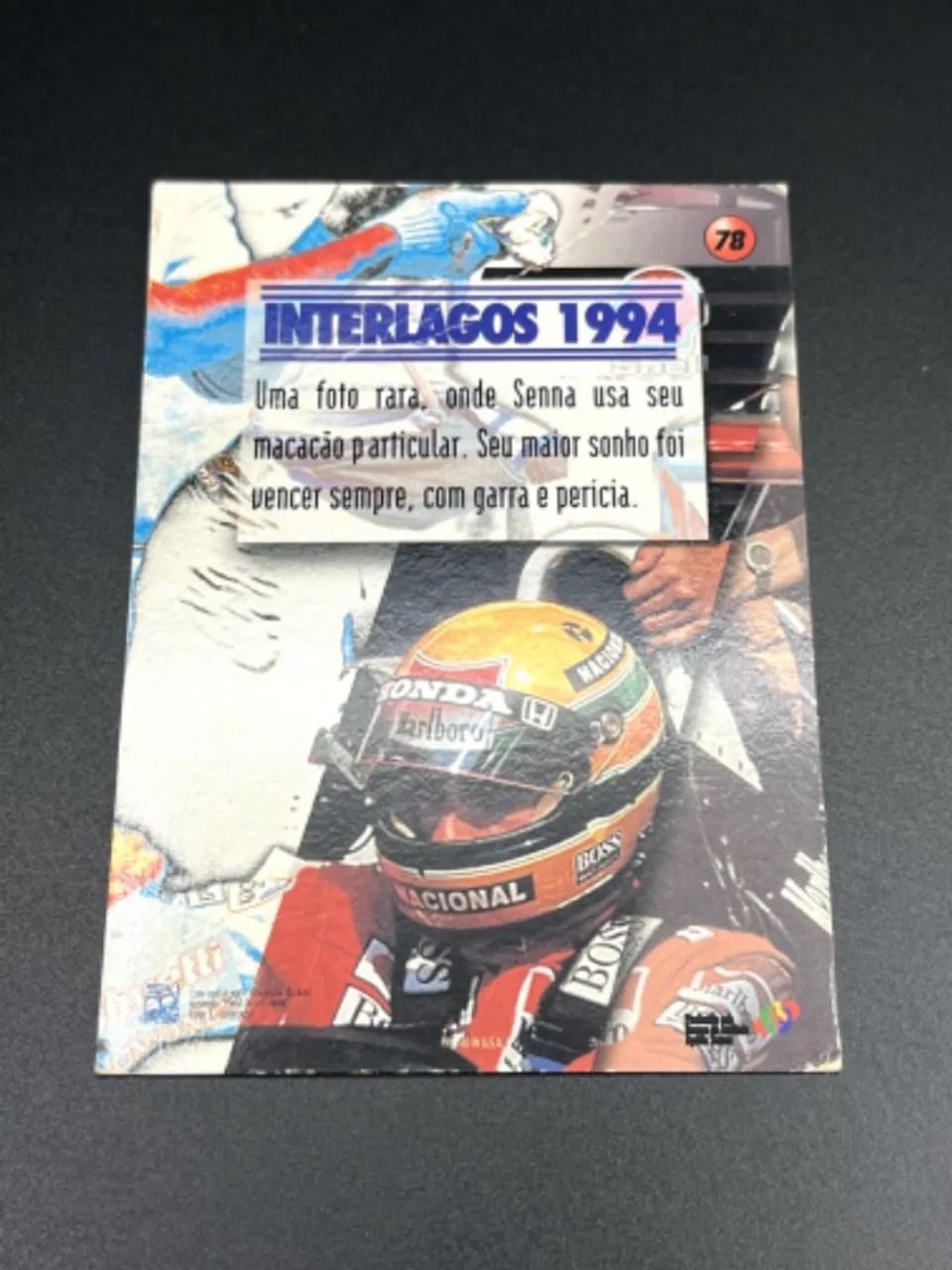 CARD COLECIONAVEL AYRTON SENNA - Foto 2