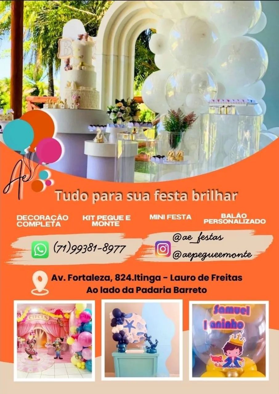 Pegue e monte e festa completa - Foto 4