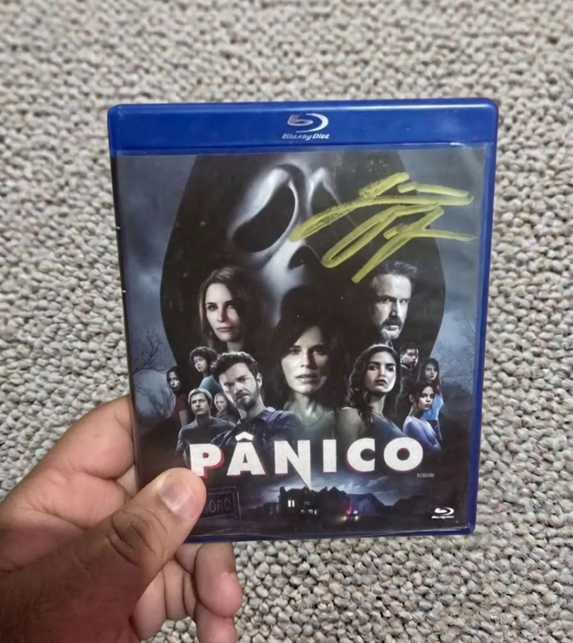 Blu-ray Pânico 6 Autografado por Jenna Ortega - DVD, Blu-Ray e