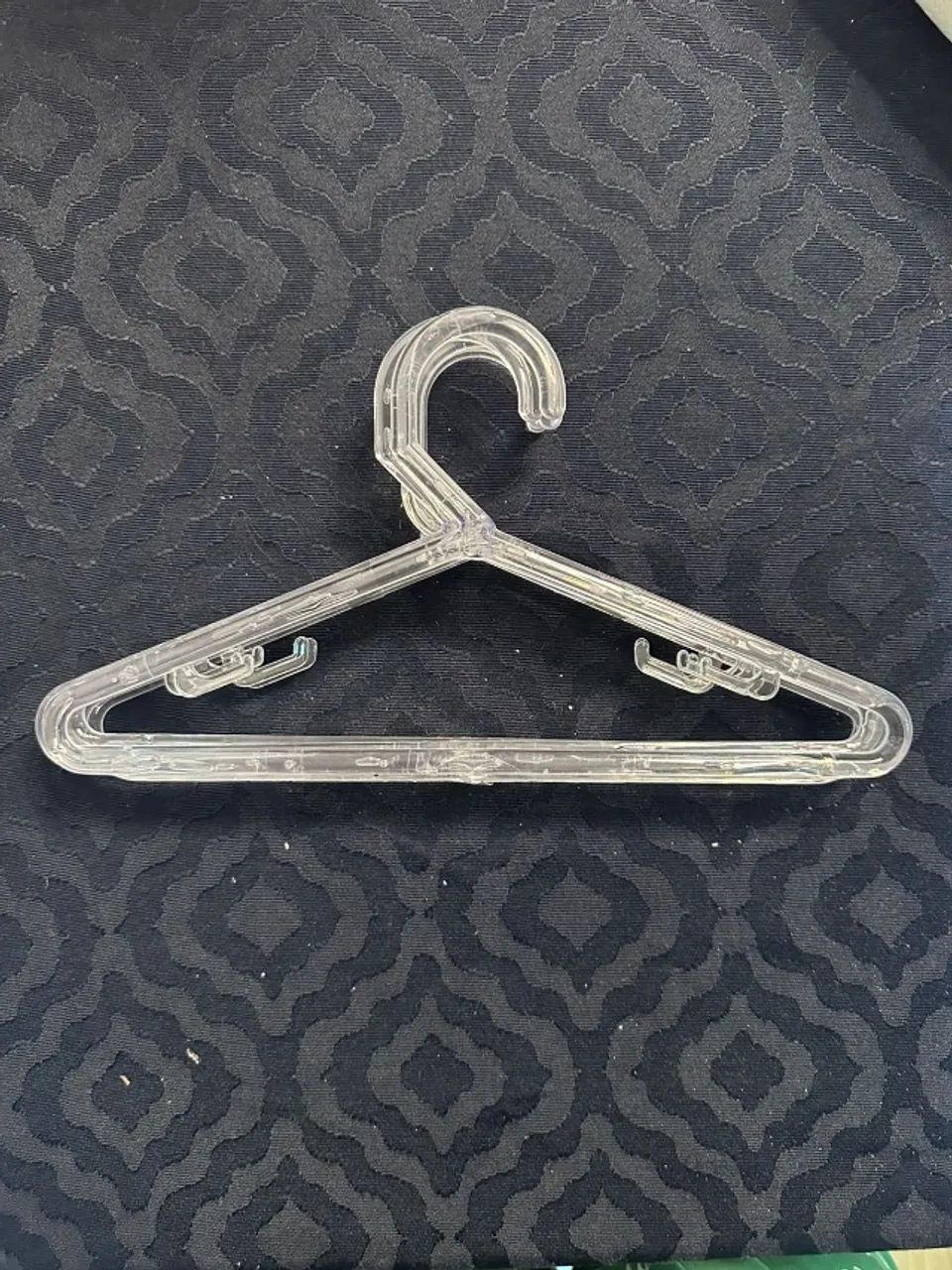 kit 5 Cabides infantil acrílico transparente 