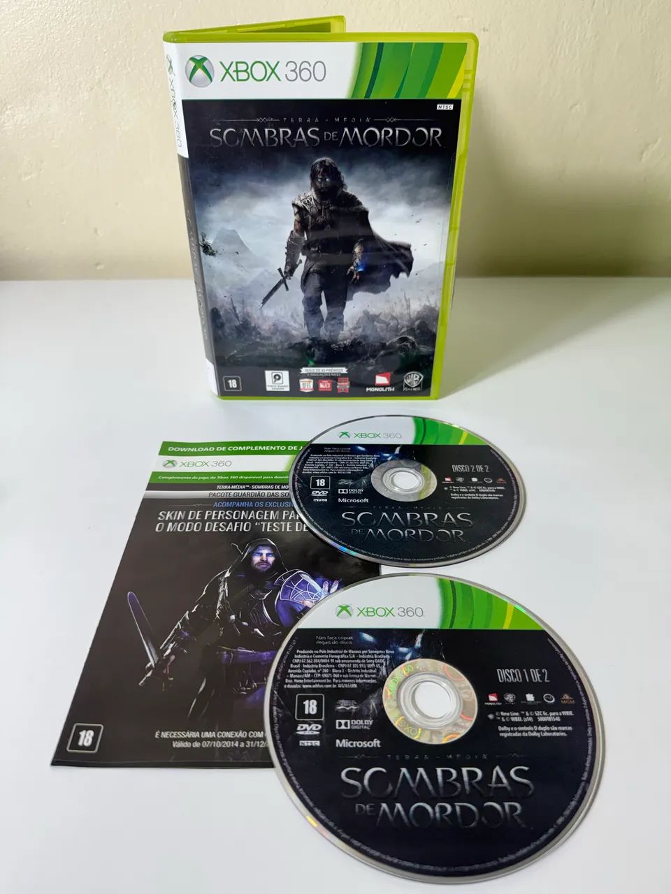 Sombras de mordor Xbox 360