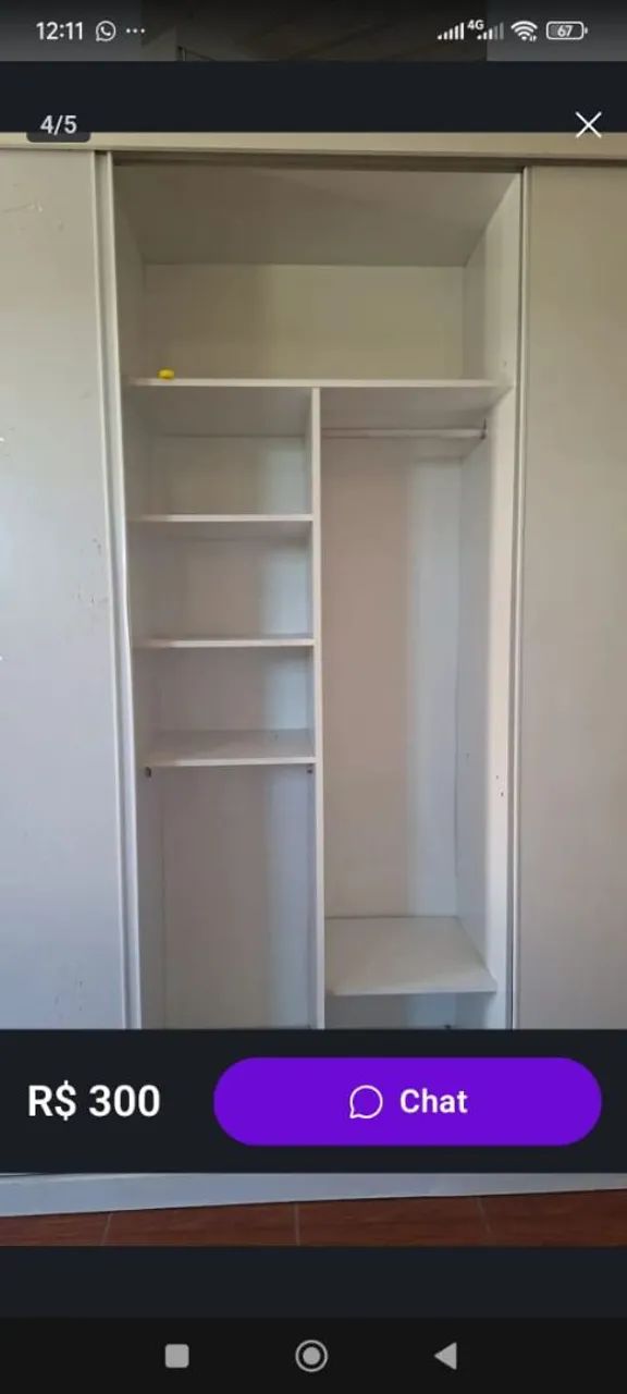 GUARDA ROUPA CASAL GRANDE - Foto 2
