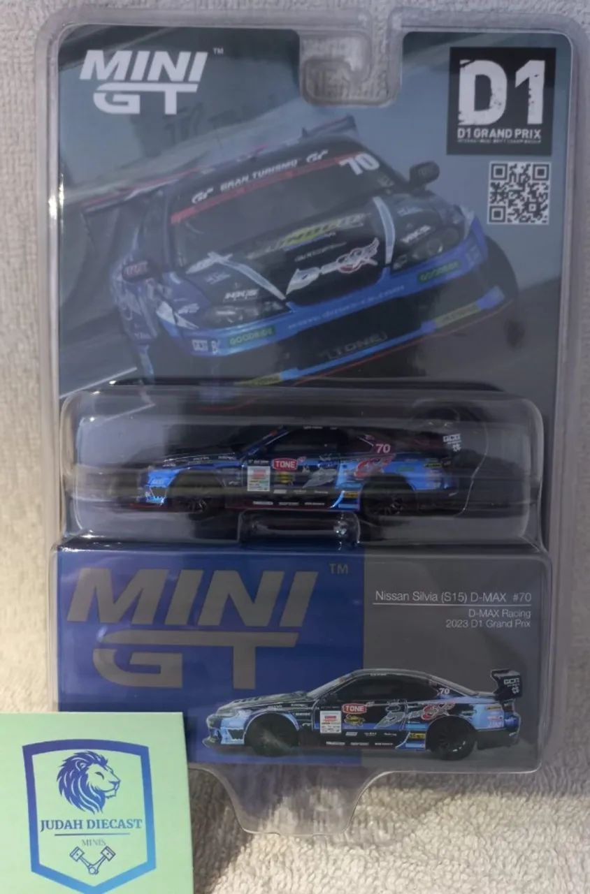 Nissan Silvia S15 D-MAX #70 2023 D1 - #855 - Mini GT