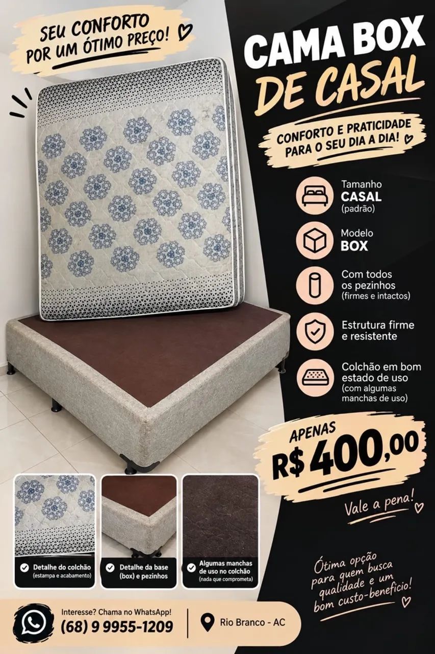 Cama casal 