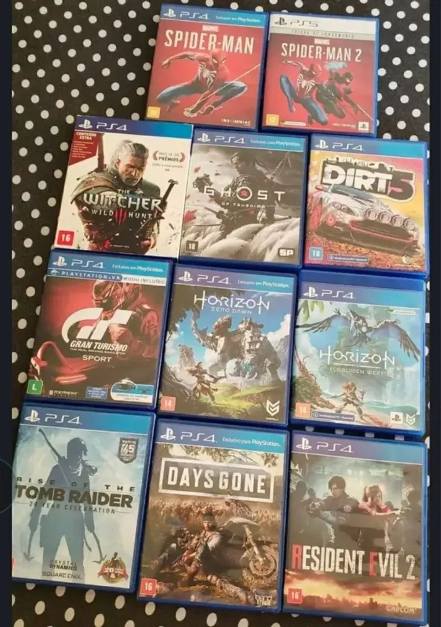 Vendo jogos de PlayStation 4 e 5