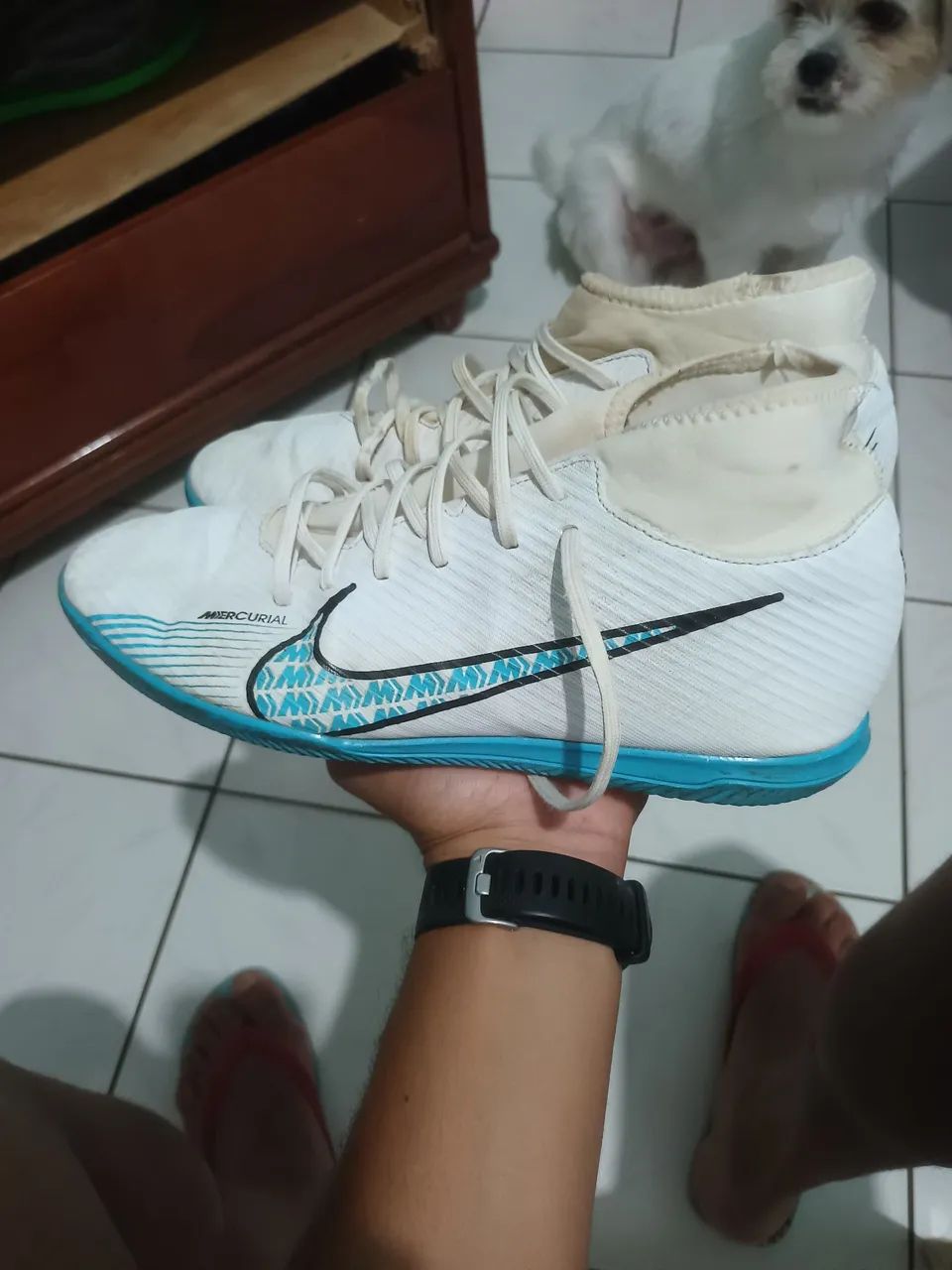 Chuteira mercurial futsal tamanho 40