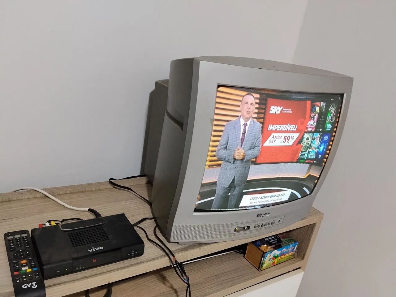 TV de 20 polegadas e conversor  - Foto 4