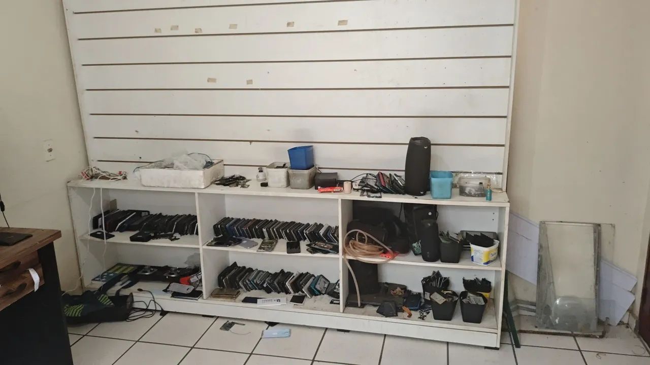Ixpositor com bancada