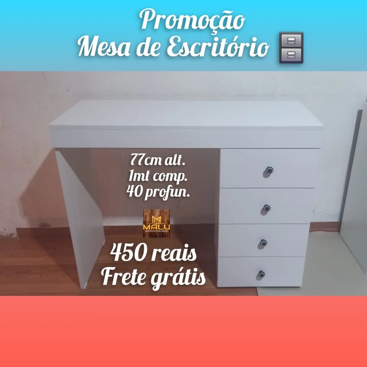 Promoção mesa de escritório 
