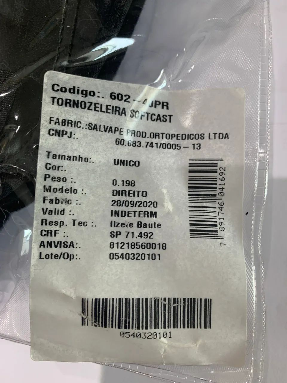 Tornozeleira Softcast - Lado Direito - Foto 2