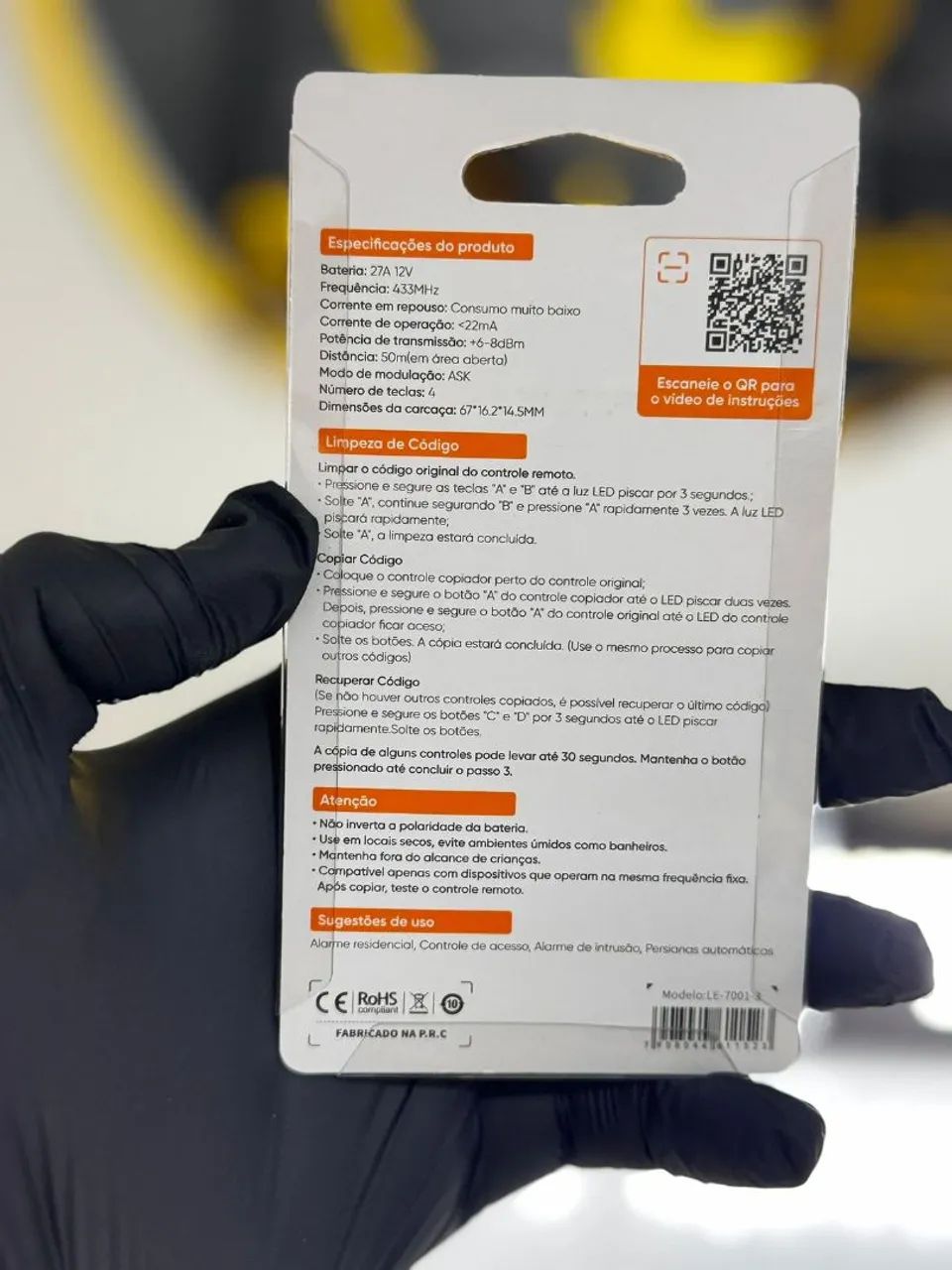 Controle copiador para portão  - Foto 3