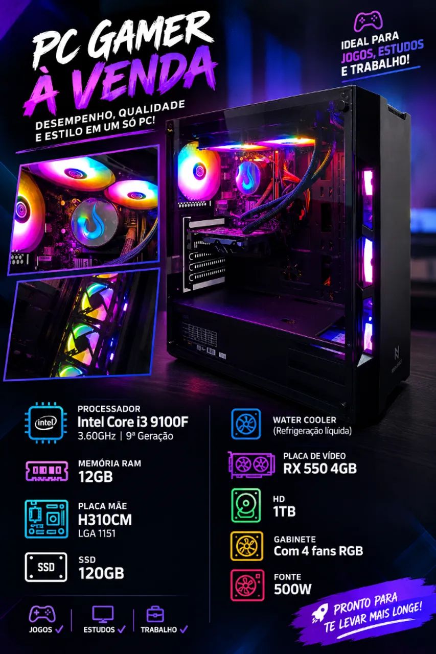 Computador para jogos e Multitarafes 