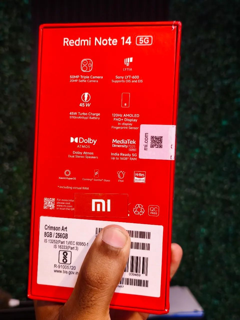REDMI NOTE 14 5G | 256GB | COM NFE - Foto 3