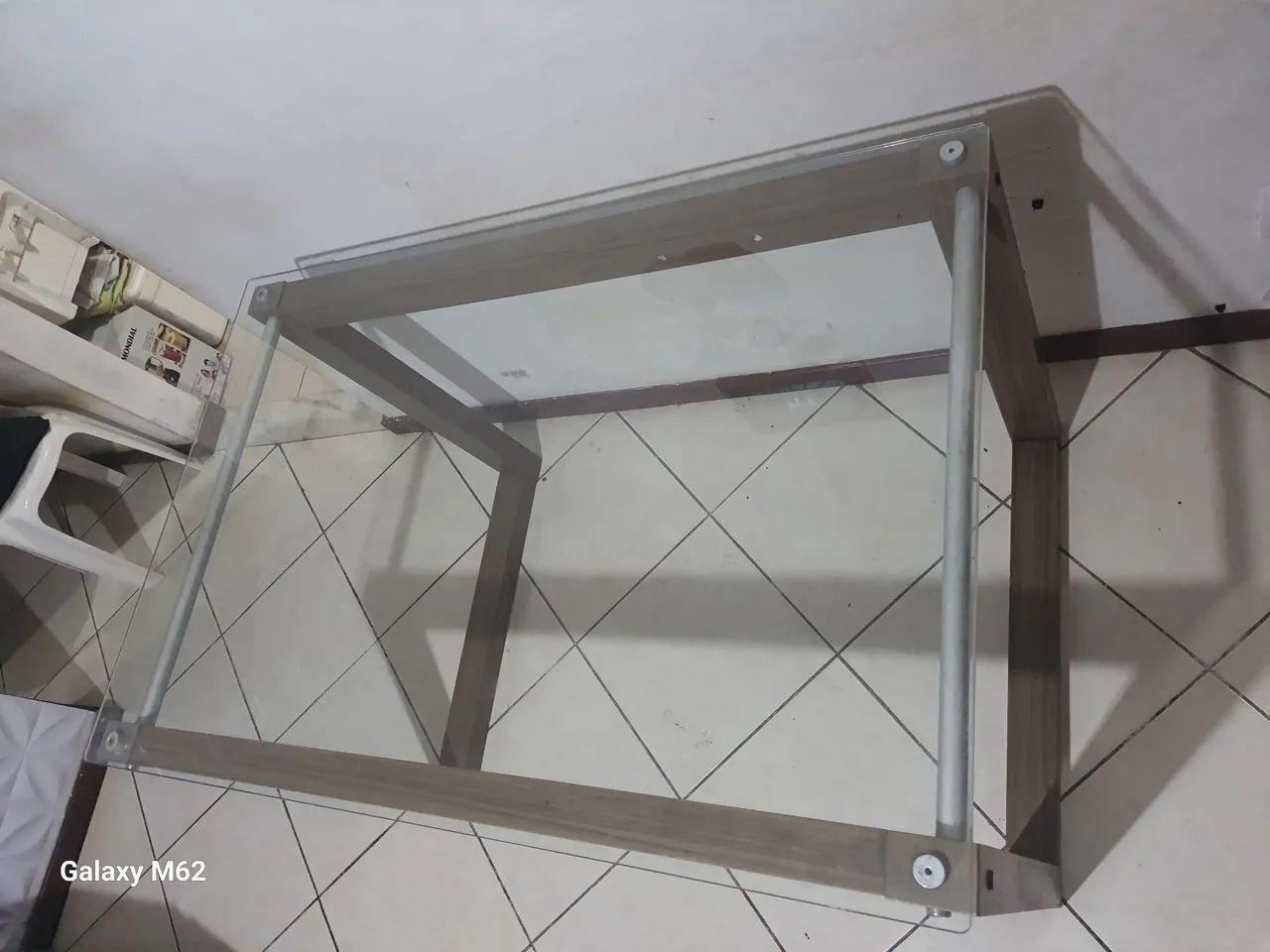 Mesa de vidro 120x80 - Foto 2