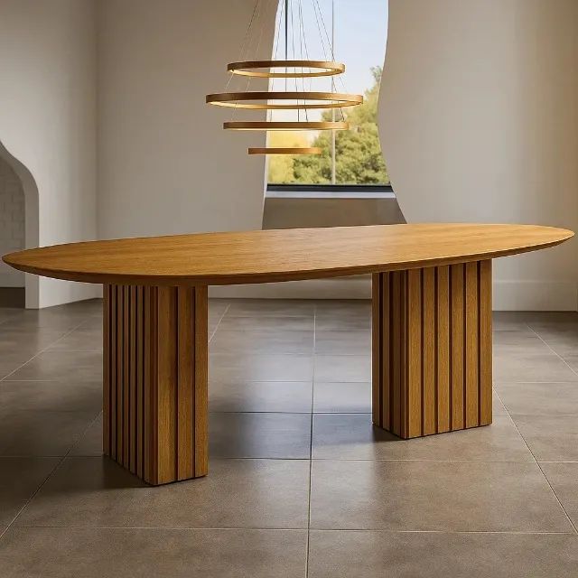Mesa Jantar Orgânica C/6Cadeiras Estofadas. Produtos Novos Direto de Fábrica P/Sua Casa. - Foto 4