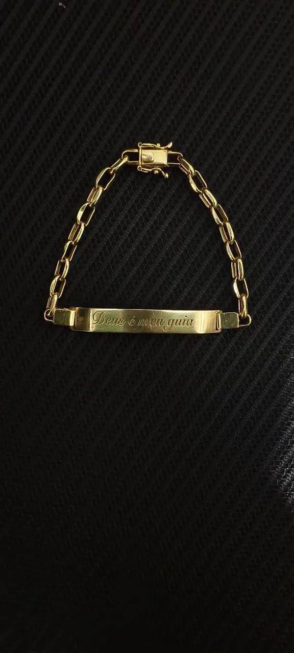 Pulseira Masculina de Ouro 18k  - Foto 2