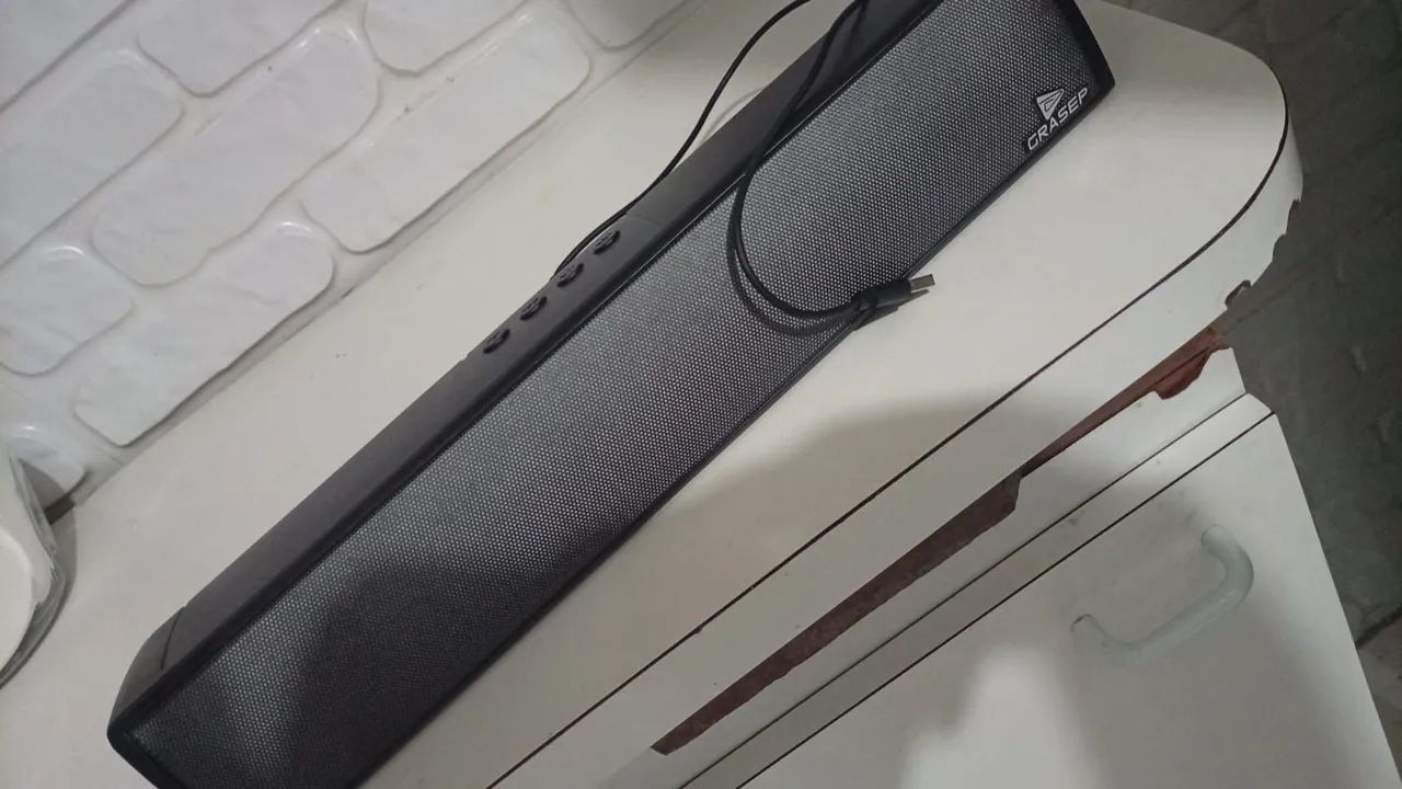 Caixa de Som Portátil Soundbar Grasep Modelo D-G105 com Bluetooth