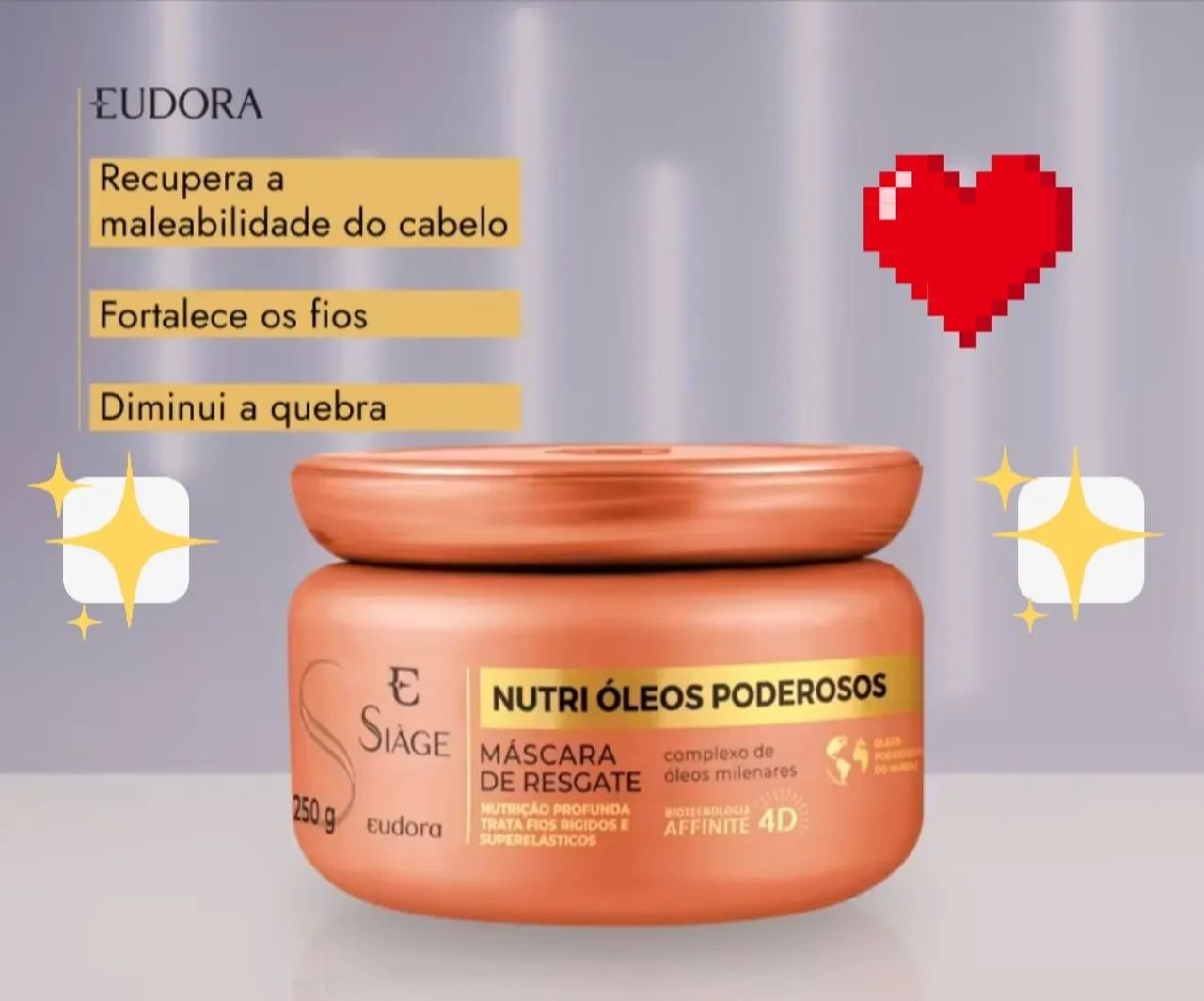 Máscara Eudora Nutri óleos Poderosos  - Foto 5