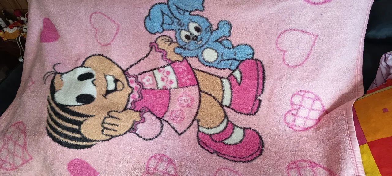 Cobertor Mônica 1990 