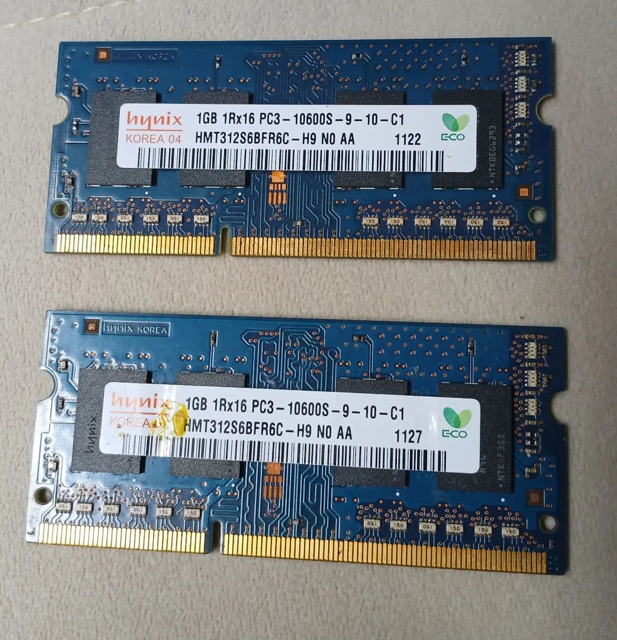 Placa Memoria Hynix 1GB 1Rx16 PC3