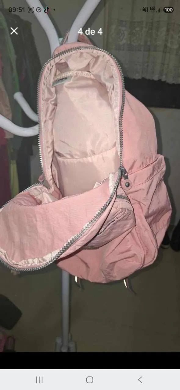 Mochila Kipiling rosa